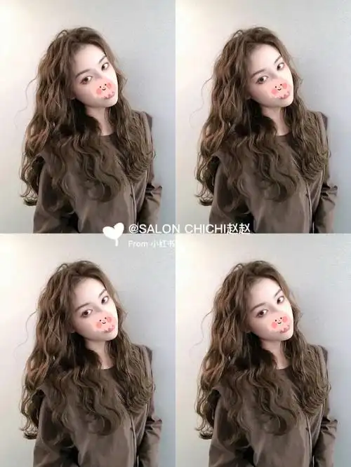 韩系发型气垫烫蛋卷头圆脸发型推荐修饰发际线颚骨脸长脸鹅蛋脸女士