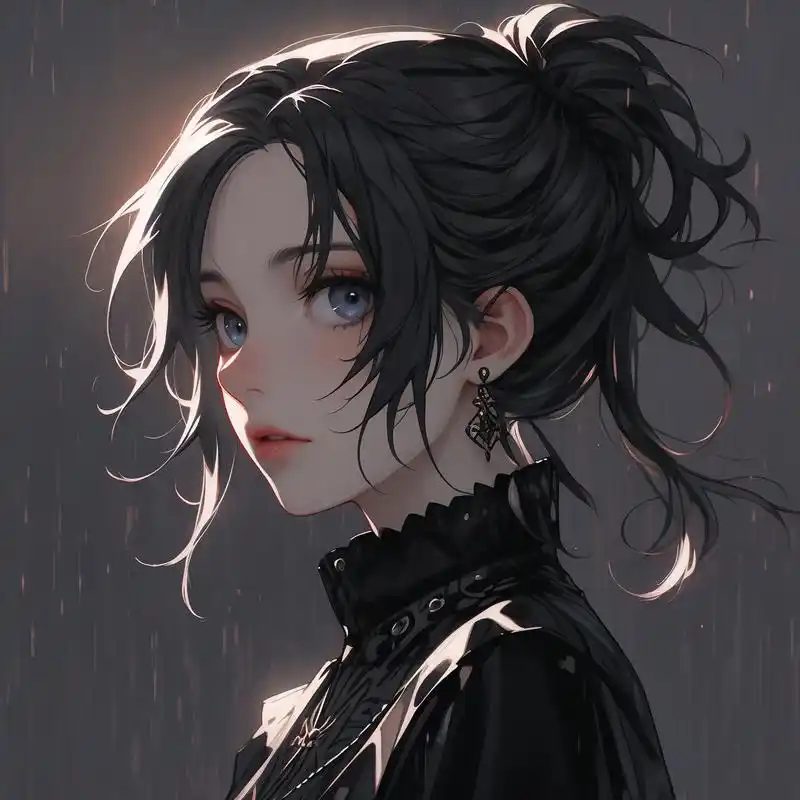 94黑暗系冷酷女生头像92 探索黑暗系的魅力,冷酷无情的女生头像