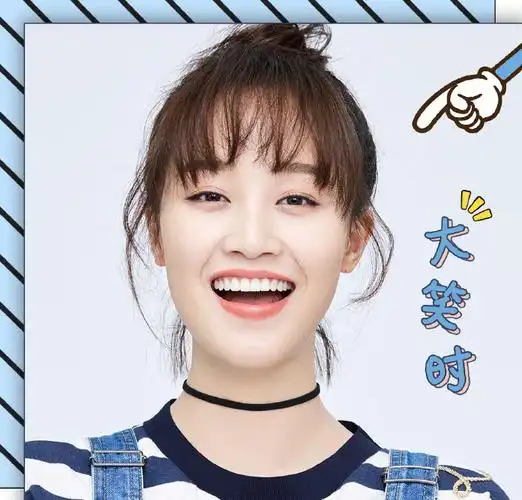 蓝盈莹百变搞怪表情写真图片