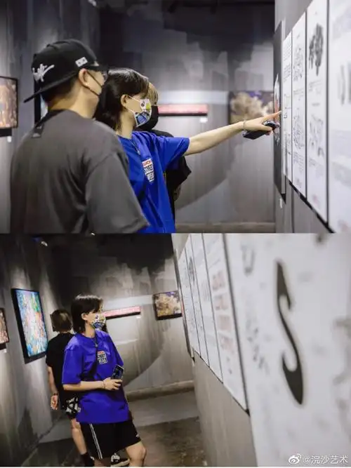 李斯丹妮及杨文昊涂鸦艺术与帅气妮妮真是高度适配妮妮的涂鸦创作也是