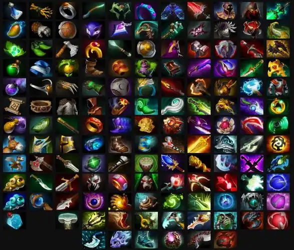 dota所有装备人物一张图
