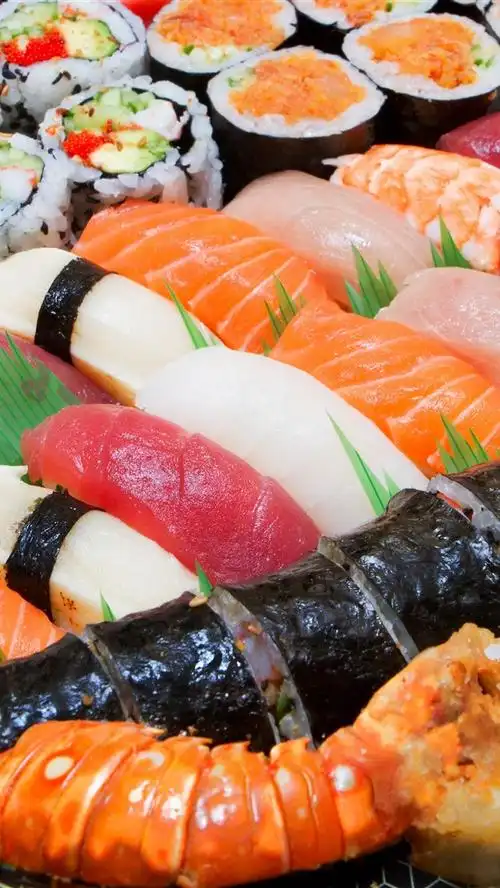 美味的日本料理,寿司,肉 1242x2688 iphone 11 pro/xs max 壁纸,图片