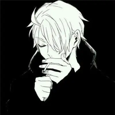 微信头像男沧桑抽烟动漫2019最新这是最后一次想你