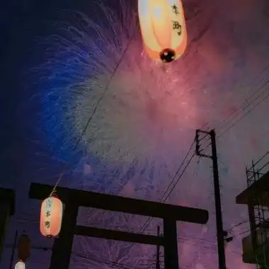 烟花唯美头像高清唯美的烟花风景图片头像