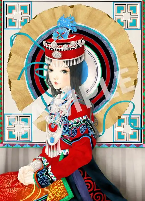 楼兰女 67676767|插画|商业插画|北都irina - 原创作品