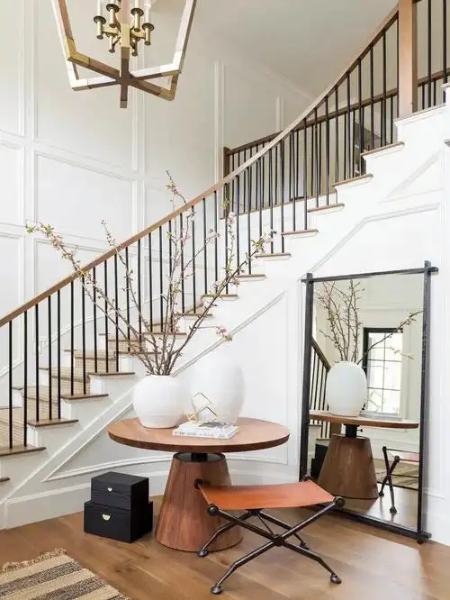 966款绝美铁艺扶手楼梯献给有别墅的你