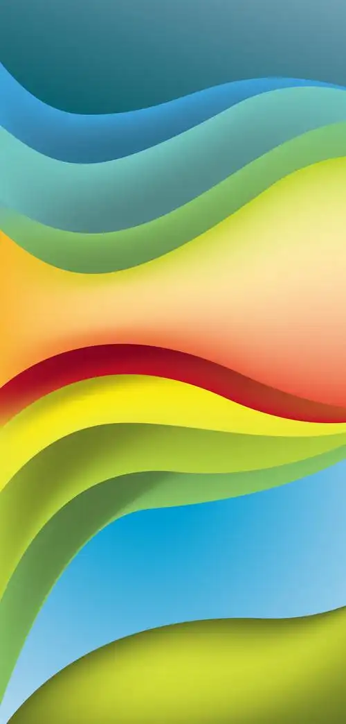 彩色渐变条纹手机壁纸