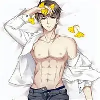 半裸腹肌男漫画微信头像 性感腹肌男撩衣服头像_微信头像图片大全