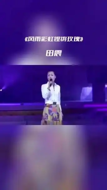 分享田震经典歌曲《风雨彩虹铿锵玫瑰》,一首听了会让你热血澎湃的