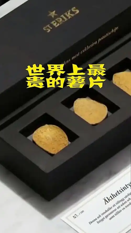 世界上最贵的薯片.
