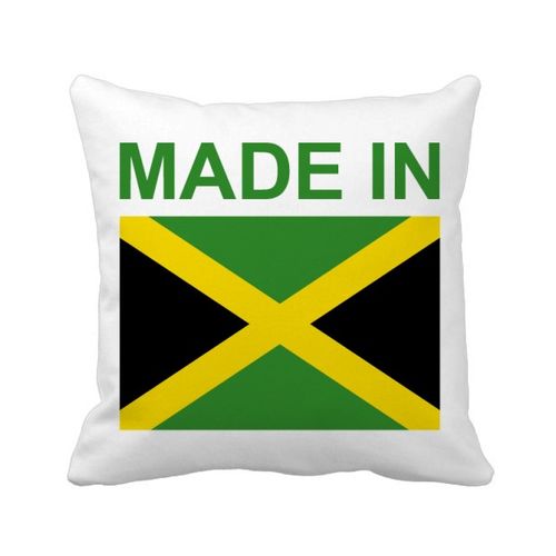 牙买加国旗国家制造方形抱枕靠枕沙发靠垫双面含芯礼物
