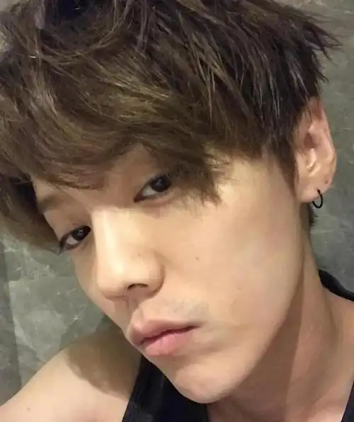 顶流男演员鹿晗素颜自拍曝光