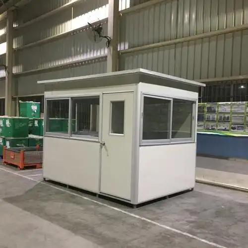 移动岗亭彩钢动活板房休息室整体保安岗亭户外值班室不锈钢门卫室昆明