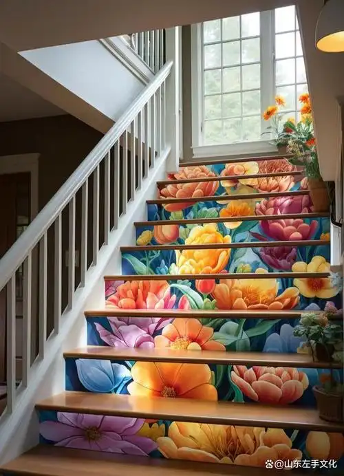 阳春墙绘以其色彩鲜艳,形象生动的特点,为城市街景增添了一份独特的