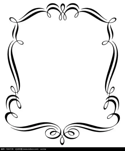 手帐er必备手绘边框花纹简笔画 手绘花边边框简笔画古色古香图片简单