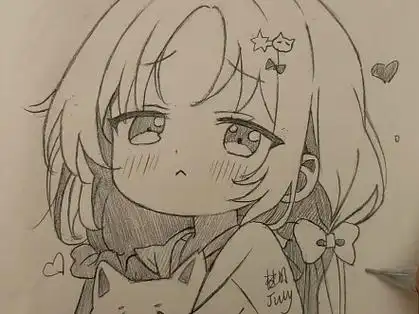 绘画练习(可爱少女)