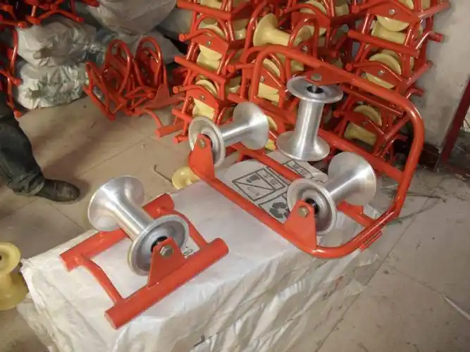 直线型电缆滑轮,电缆放线滑车图片_4