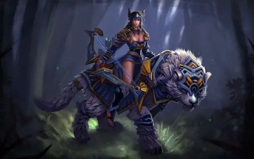 魔兽争霸3性感英雄月之女祭司图片分享