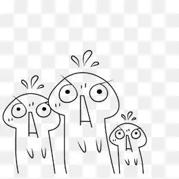 简笔画画法人们惊恐的表情简笔画惊恐的表情人简笔画害怕的脸简笔画