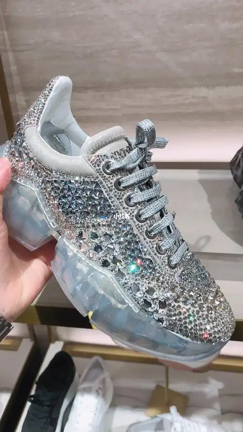 jimmychoo水晶运动鞋