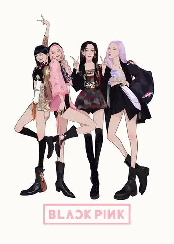 blackpink how you like that |插画|创作习作|嘟