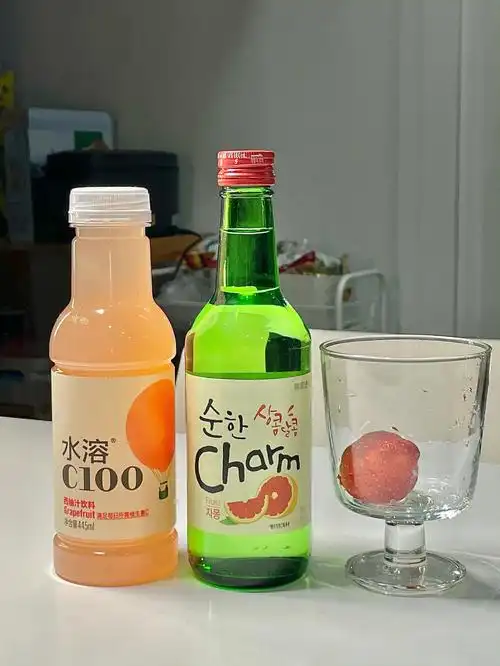 睡前微醺时刻韩国烧酒水溶c自制饮品00