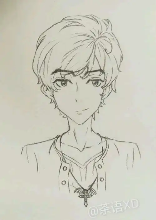 简笔画人物图女孩正脸