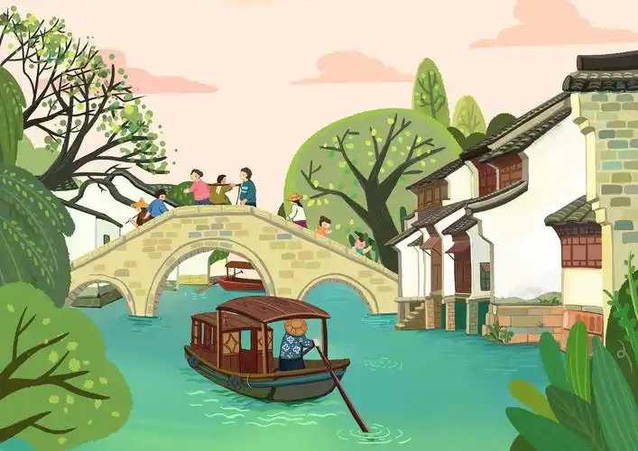 水乡|插画|商业插画|只橙ora - 原创作品 - 站酷 (zcool)