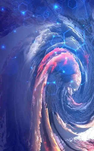 ps 迷幻彩色3d效果海报