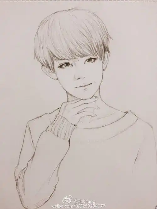 易烊千玺 卡通图动漫图片