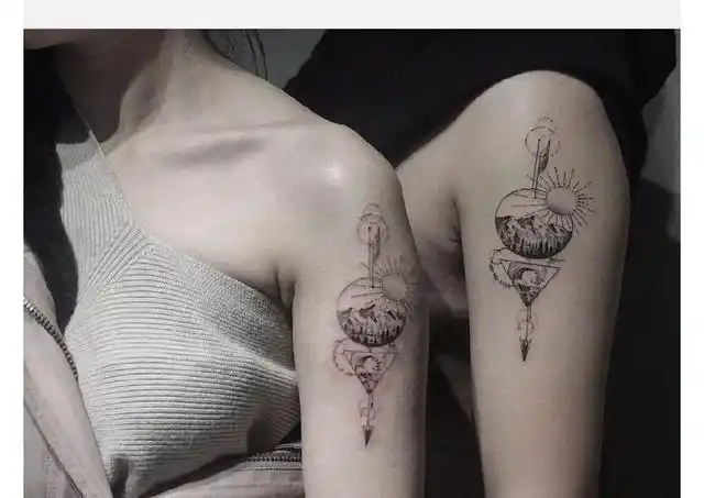 深爱一个人的纹身图案,深爱一个人的纹身图案女(原来还可以这样秀恩爱