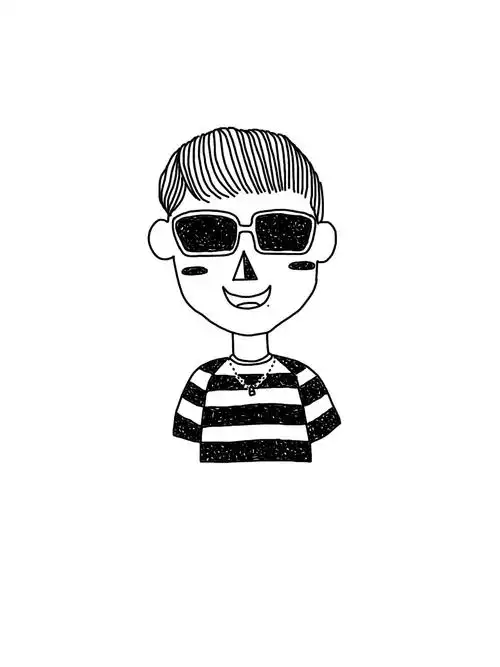 人物肖像卡通简笔画