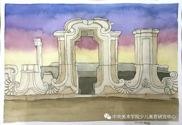 我心中的圆明园 ——首届青少年美术作品展优秀作品选登(六)