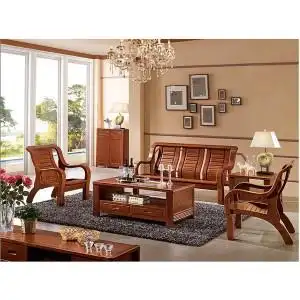实木客厅家具 实木沙发组合_产品图片_香河双鸣成套家具 香河家具城