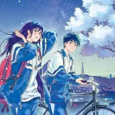 青春校园动漫头像 穿校服卡通女生男生头像