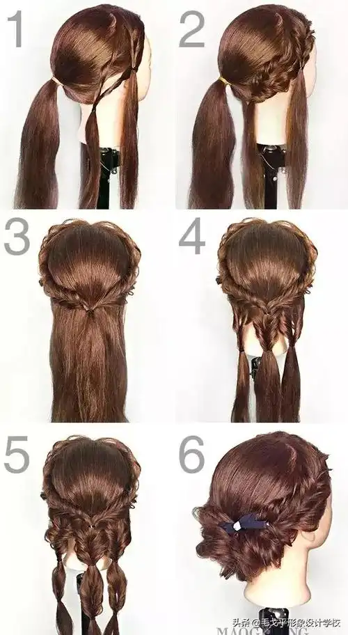 盘头发的方法,盘头发的发夹和发卡(手把手教你九款超简单美貌盘发)