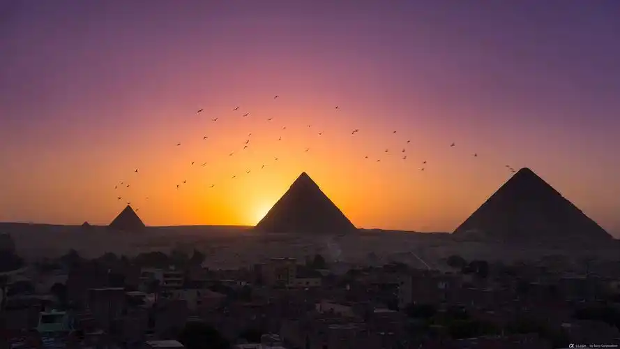 埃及孟菲斯及其墓地金字塔世界最美24小时旅游胜地壁纸-风景壁纸-壁纸