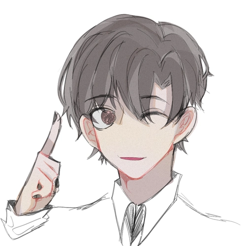 我也不知道为什麼我一画三七分的男的就有人以为我画我老婆上色参考