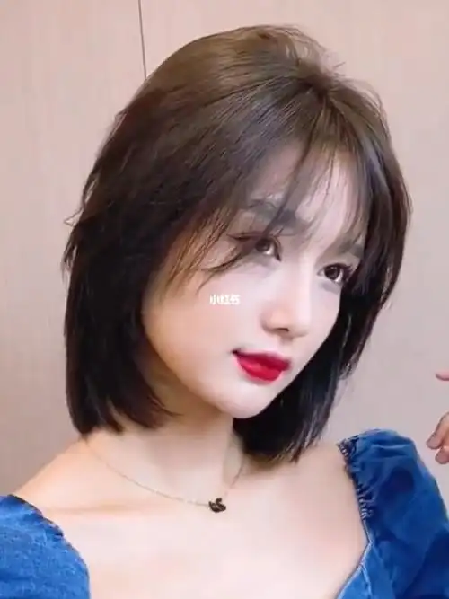 适合圆脸方脸肉肉脸的一刀切短发