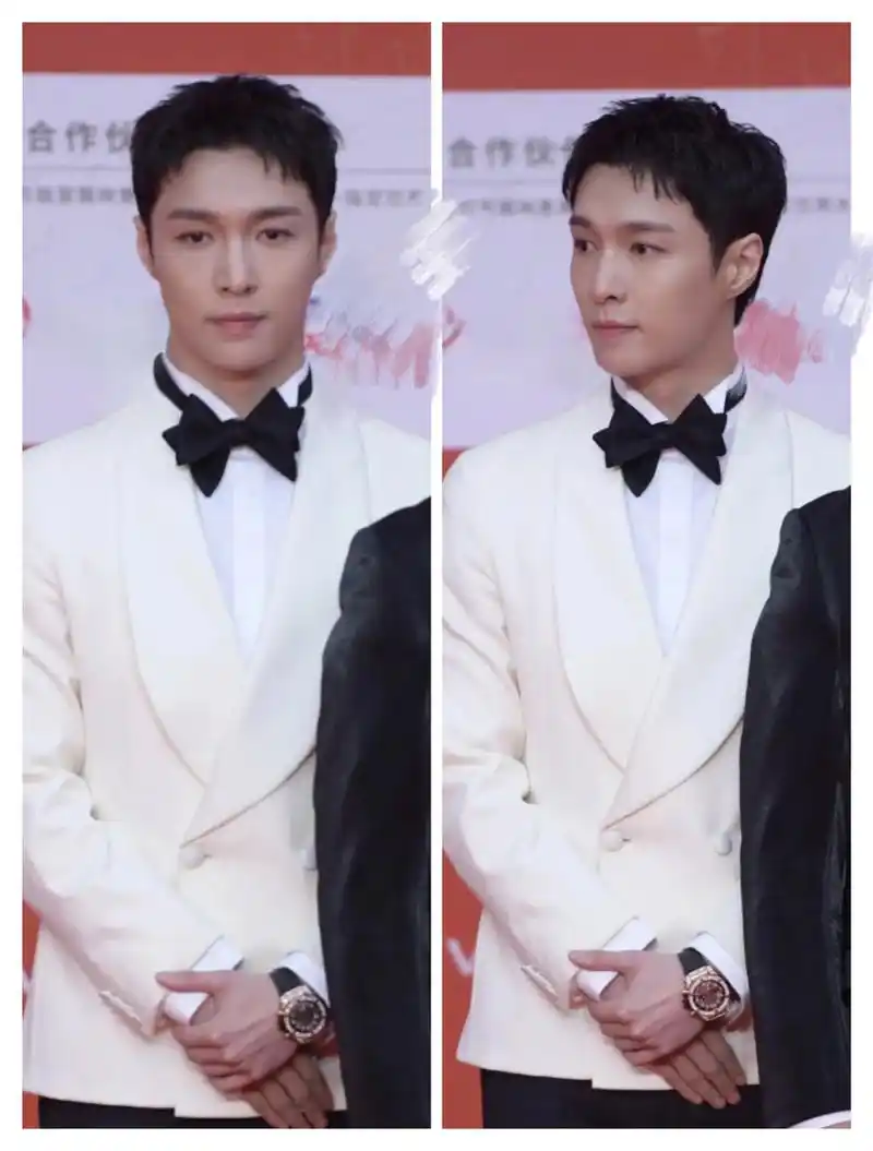 张艺兴北影节红毯生图好绝啊!这个发型真的好显小啊!