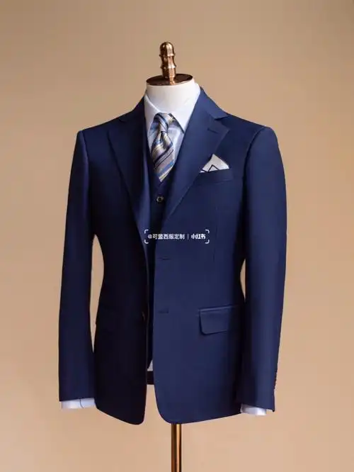 不挑肤色73不挑搭配-939969♂15一套质感不错的蓝色西装