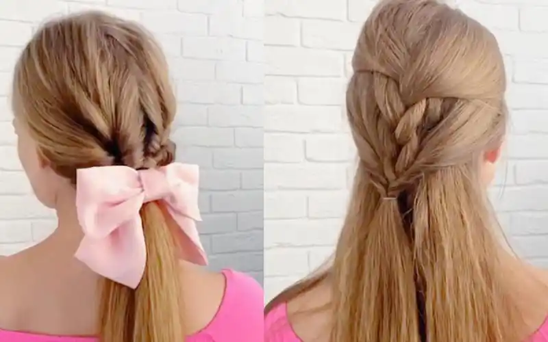 女生一定要学会的低马尾编发,慵懒气质显发量