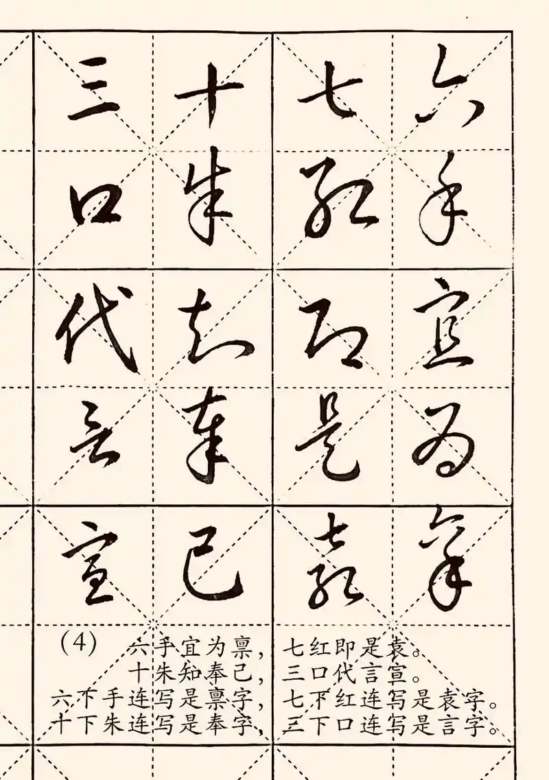 草书歌诀(4) 原创