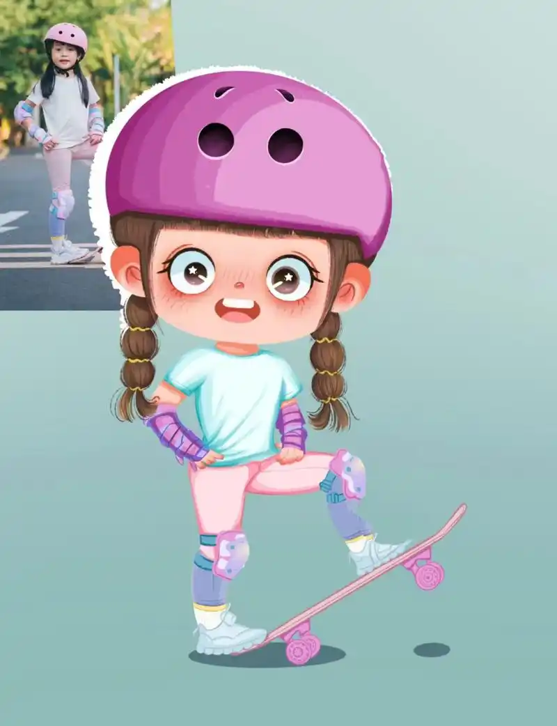 q版人物全身|九宫格|可爱卡通形象合集