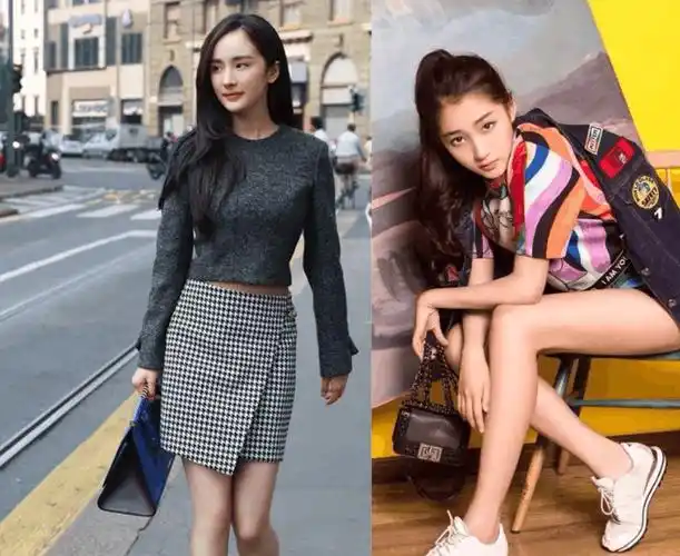 杨幂跟风关晓彤剪空气刘海,却因精修图和路拍图差别过大而受吐槽