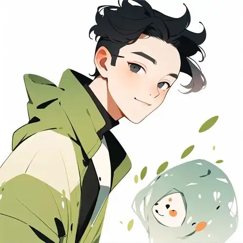 99黄景瑜风极简插画头像99 喜欢黄景瑜的你,这款极简风格的插画