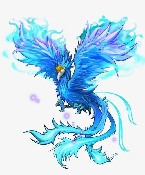 卡通火凤凰_素材图片免费下载_富图网