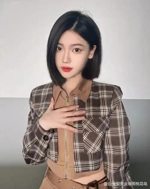 齐下巴头越剪越好看