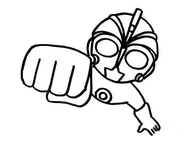 奥特曼简笔画大全 2022最火的奥特曼简笔画大全大图