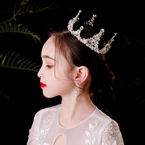 女童皇冠头饰公主女孩生日王冠演出出走摄影发饰